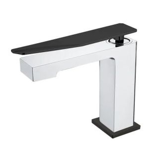 Смеситель для раковины Boheme Q 141-CRB.2 хром/чёрный